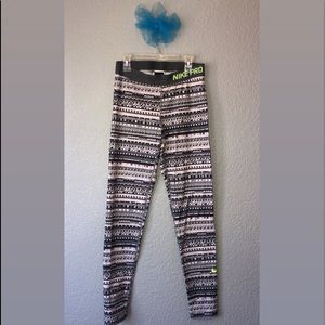 Nike Pro Hyperwarm Patterned Leggings!!